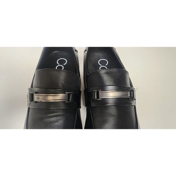 Calvin Klein Men's Benning Slip-On Loafer Dress Shoes Size 12 Color Black - Picture 2 of 16